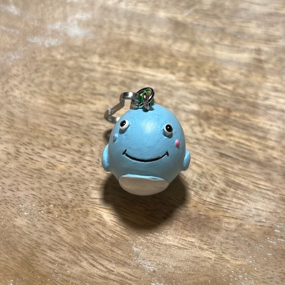 NWOT Baby Blue Rainbow Dinosaur Charm with Spring Hook - Picture 5 of 11